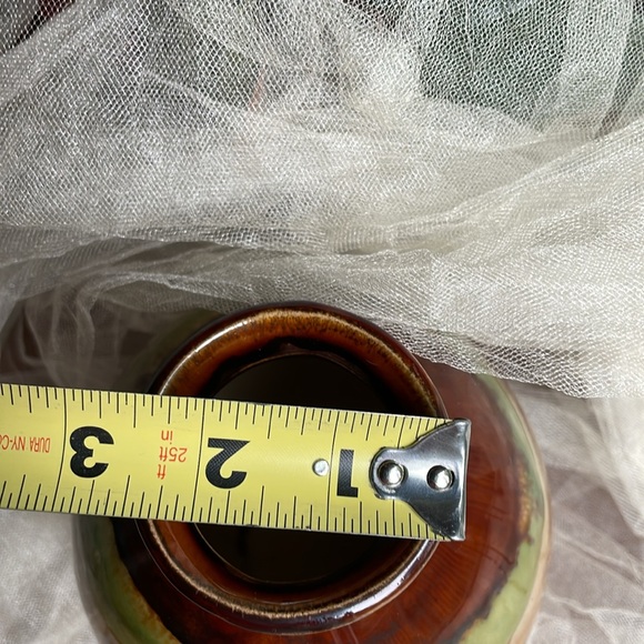 🌹EARTHY VINTAGE VASE signed pottery BoHo 7.75” - Picture 8 of 9